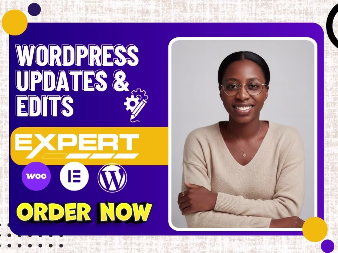 Cover image for You will get Fast WordPress Fixes, WordPress Edit, WordPress Cus