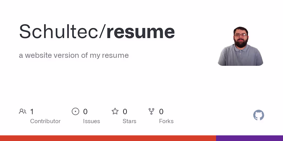 Cover image for Schultec/resume