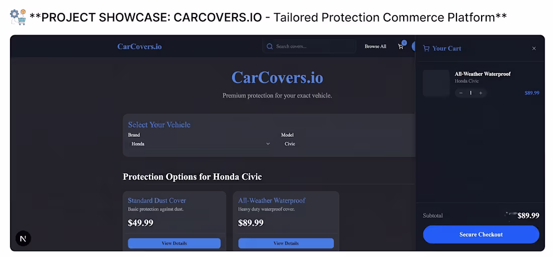 Cover image for An E-commerse website on Next.js