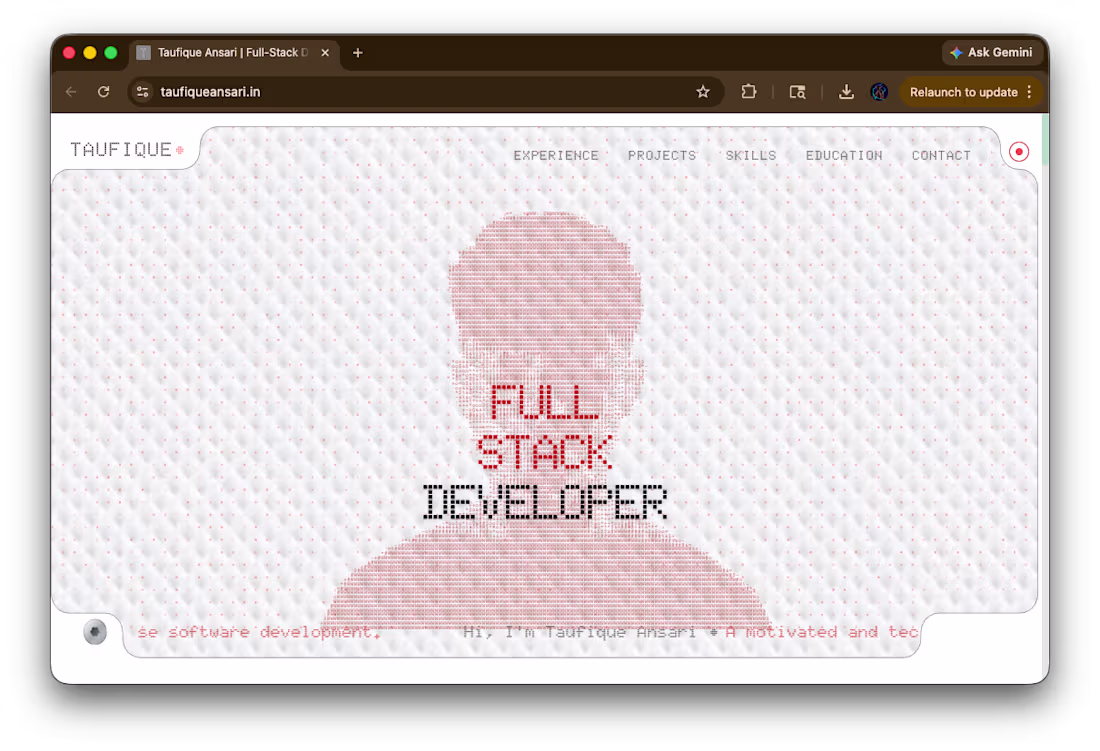 Cover image for Designed and developed my personal