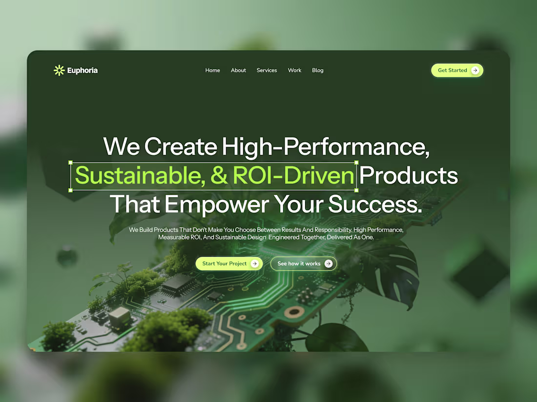 Cover image for Euphoria – Sustainable Tech Hero