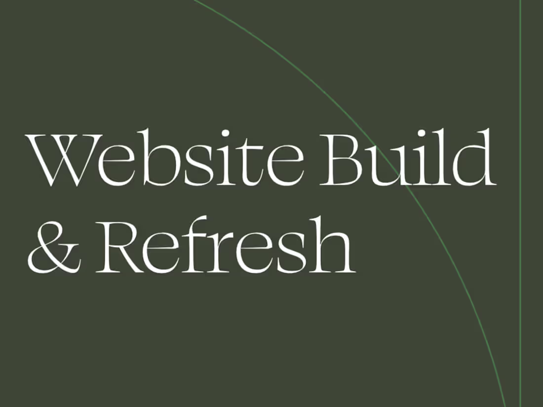 Cover image for Website Design & Refresh