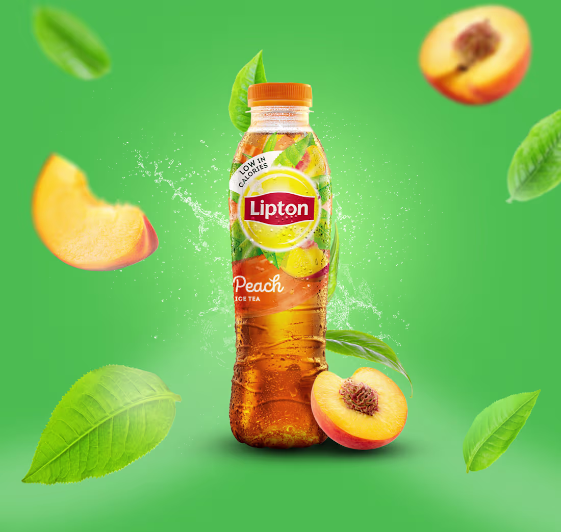 Cover image for Projektname: Lipton Peach Ice Tea —