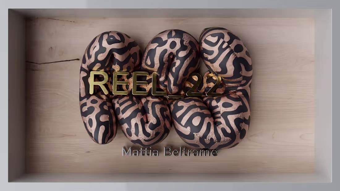 Cover image for Mattia Beltrame | SHOWREEL 22 | Cinema4D - YouTube
