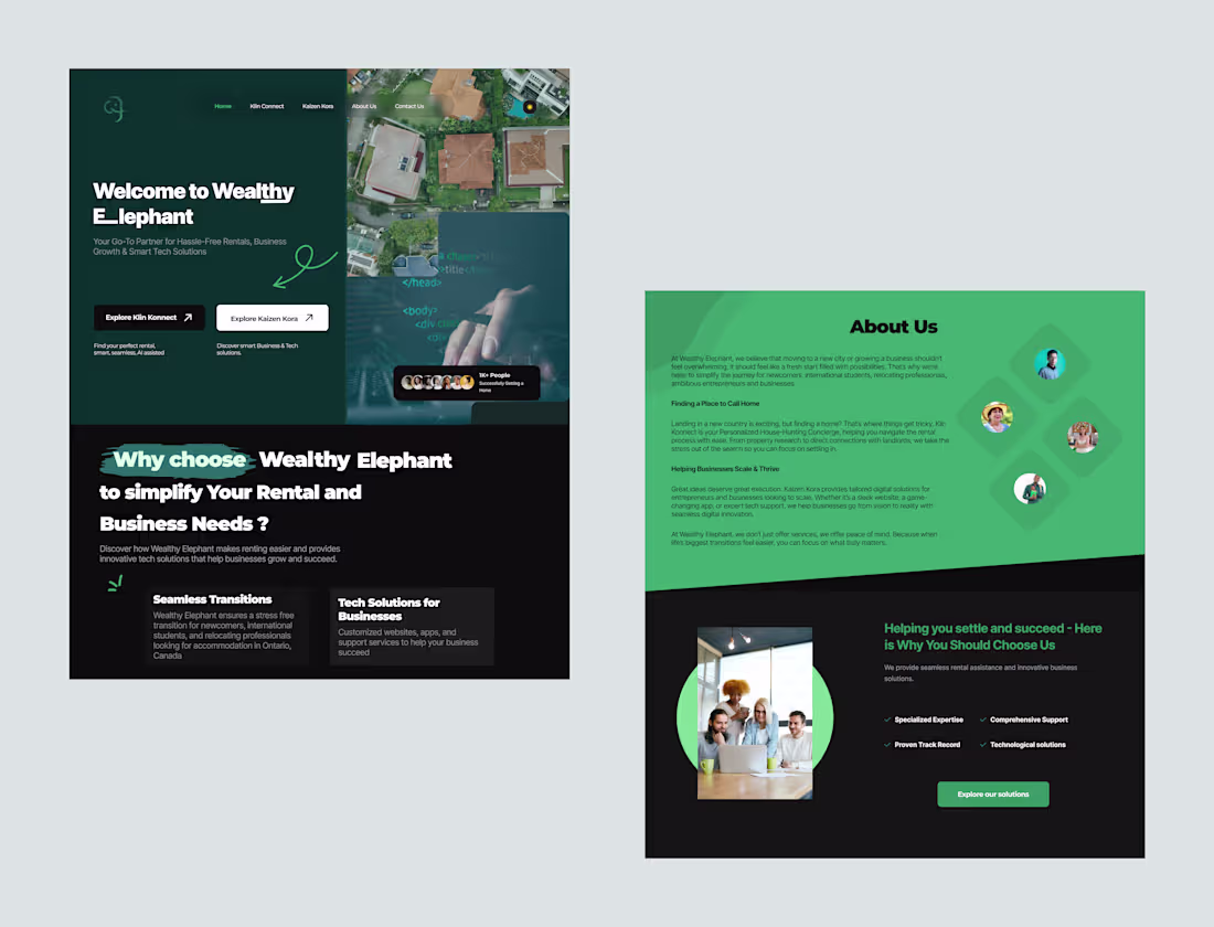 Cover image for Wealthy Elephant Website Design