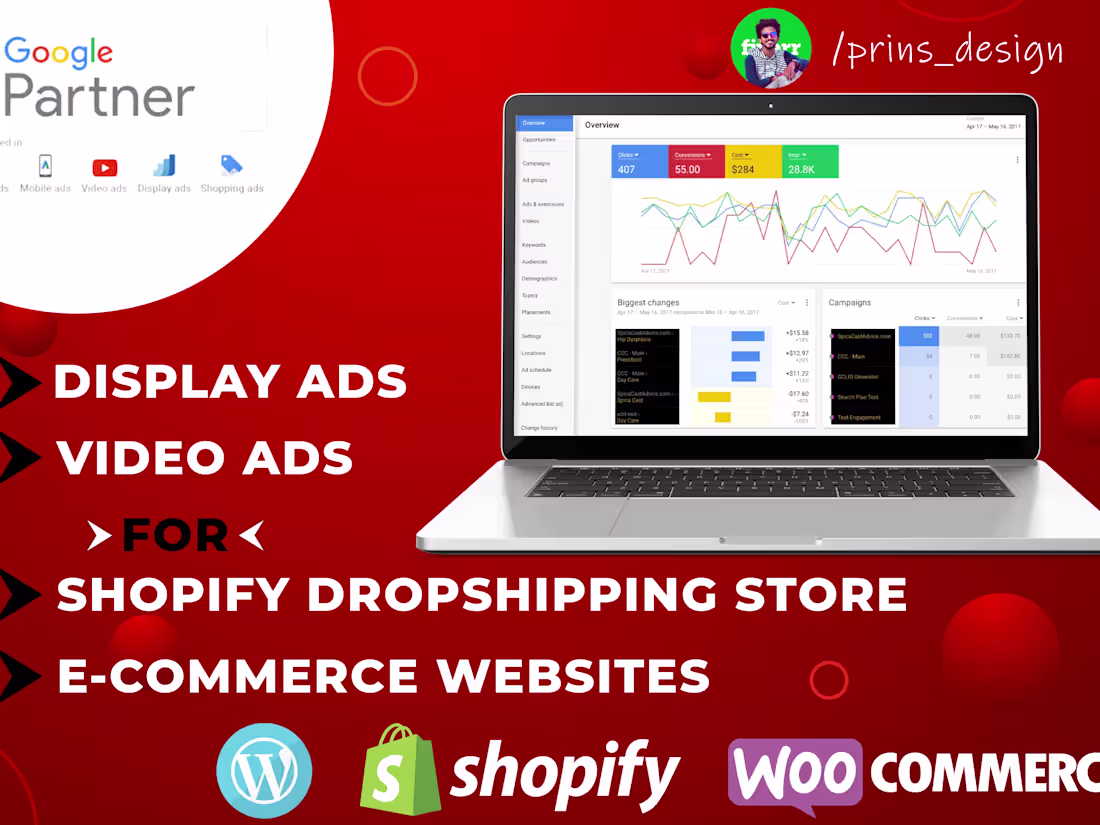 Cover image for I will setup display advertising, video ads for google AdWords 
