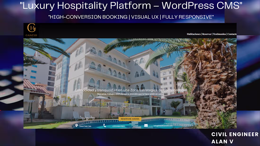 Cover image for Luxury Hospitality Experience & Booking