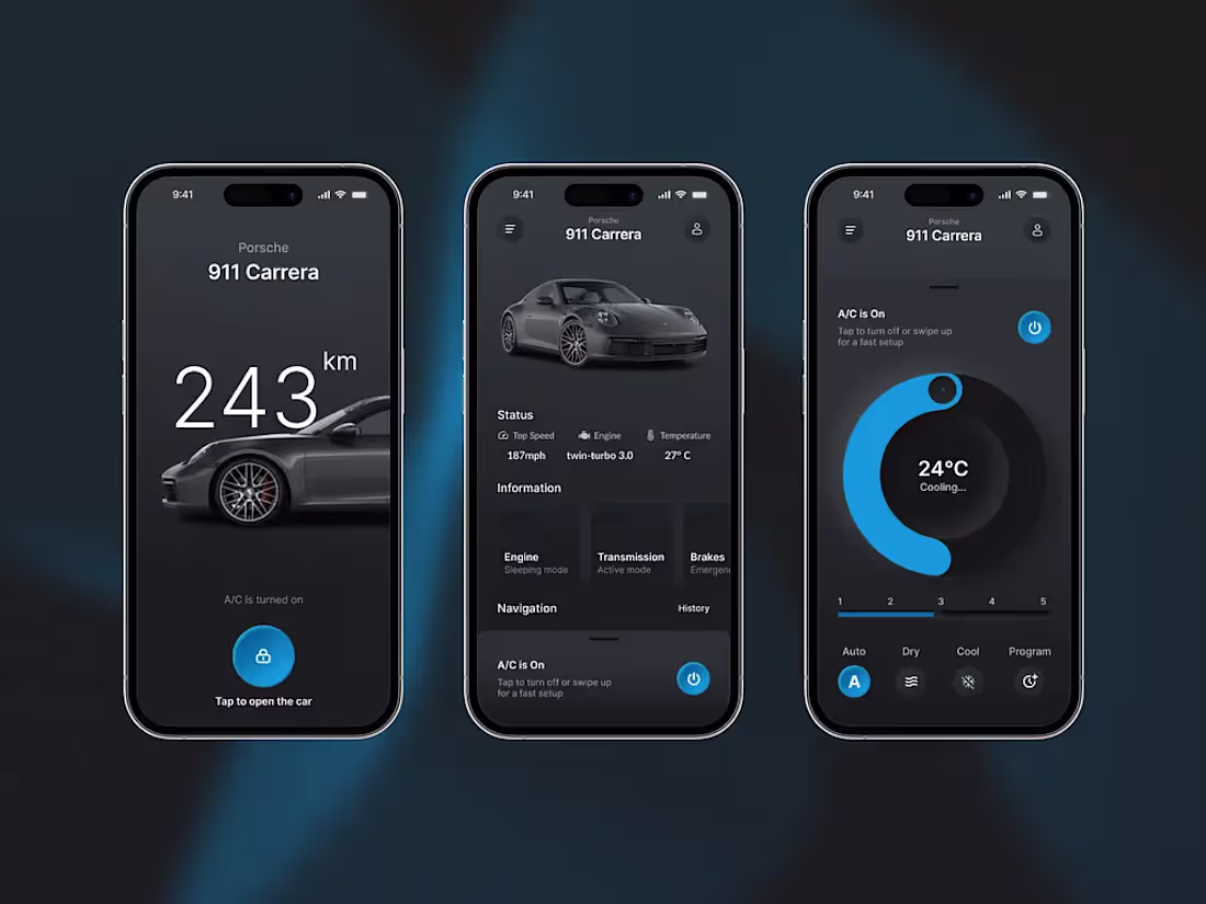 Cover image for Mobile App UI/UX Design
The Porsche