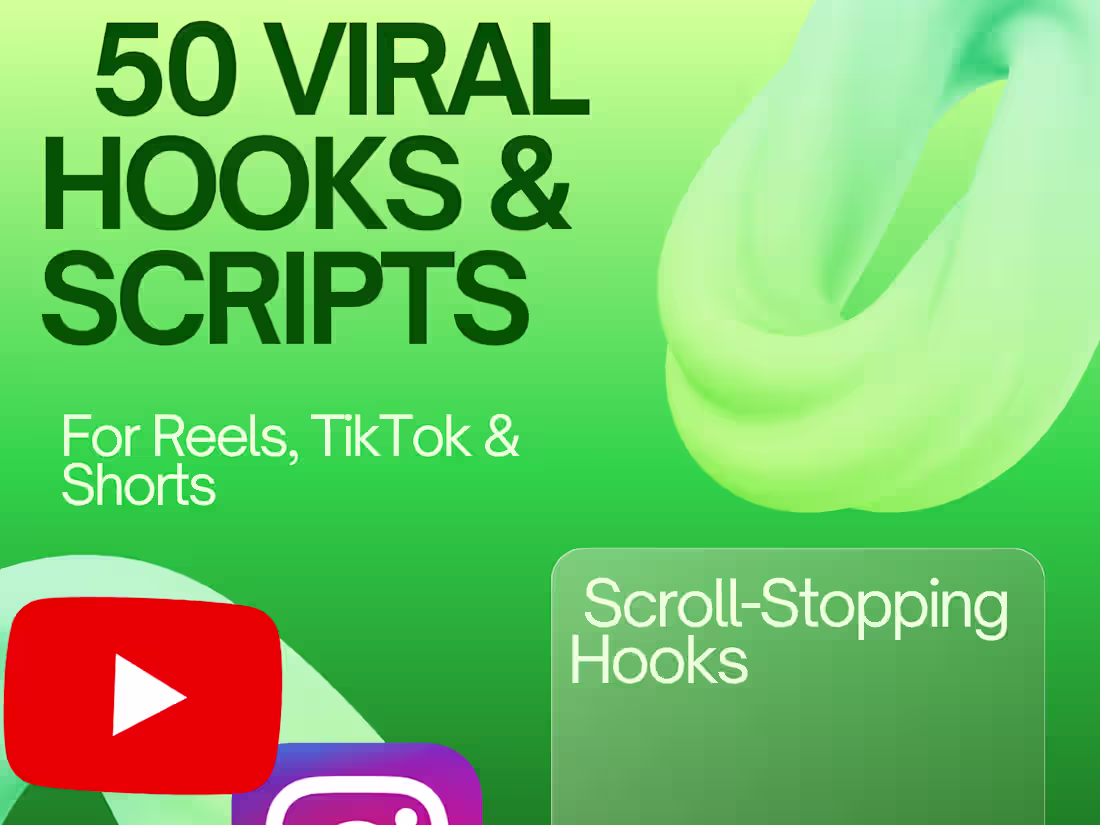Cover image for Viral Video Scripts for TikTok, Reels & Shorts
