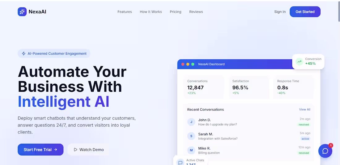 Cover image for AI Website & Chatbot Automation
