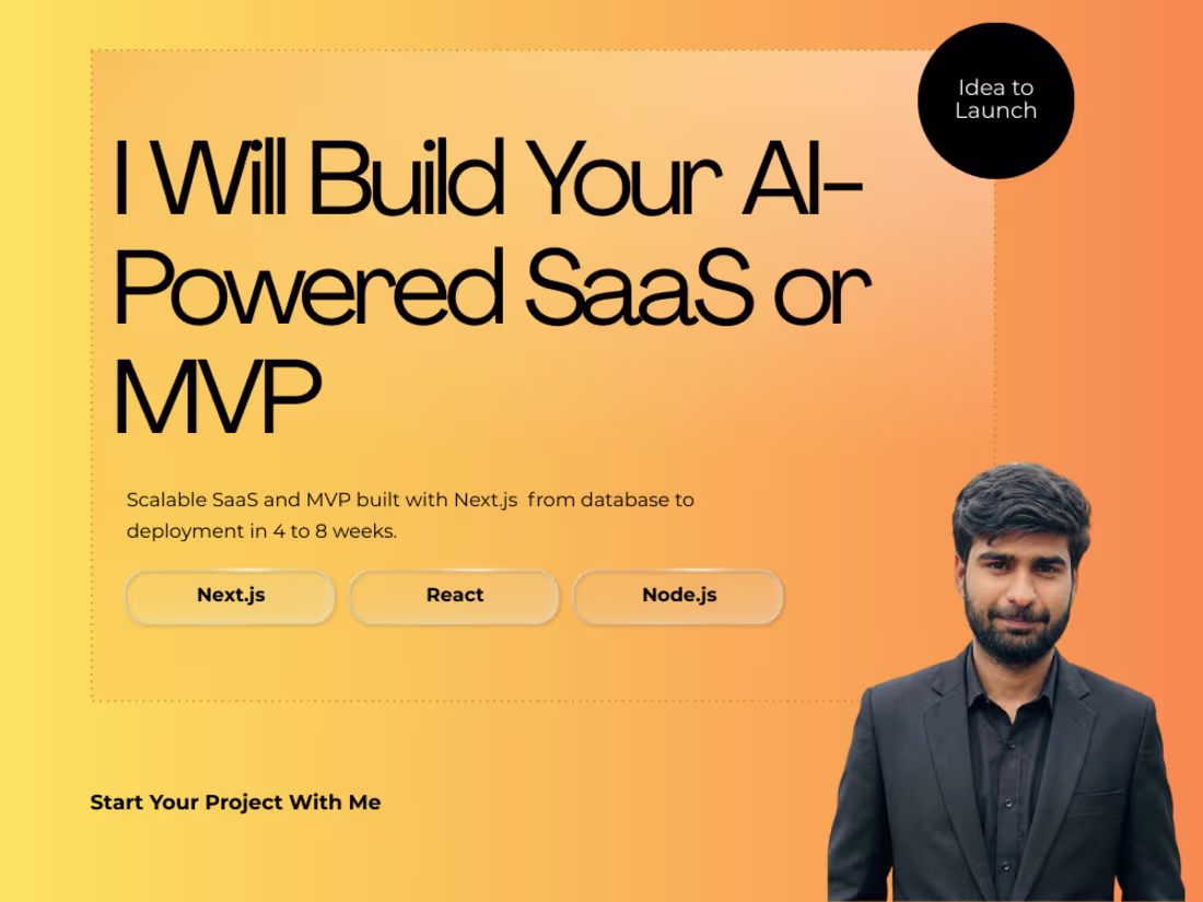 Cover image for Startup-Ready SaaS MVP with Next.js, Auth & Stripe