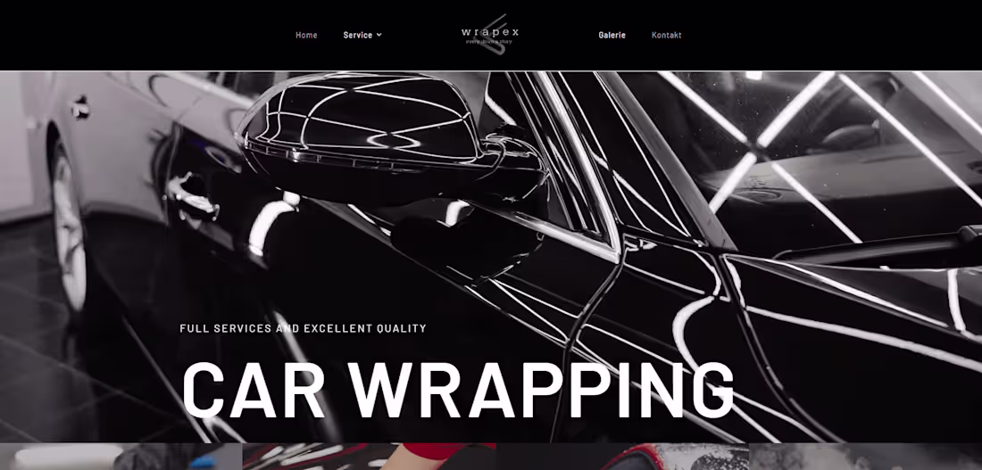 Cover image for Car Wrapping Website