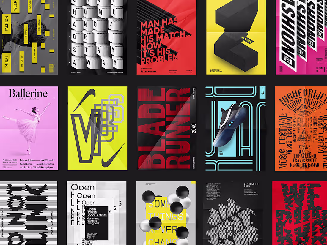 Cover image for 50+ Typography Posters