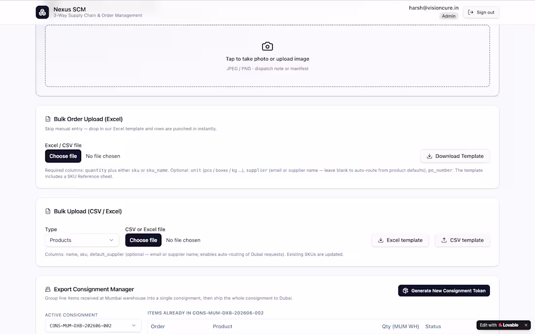 Cover image for Inventory & Order Management Dashboard