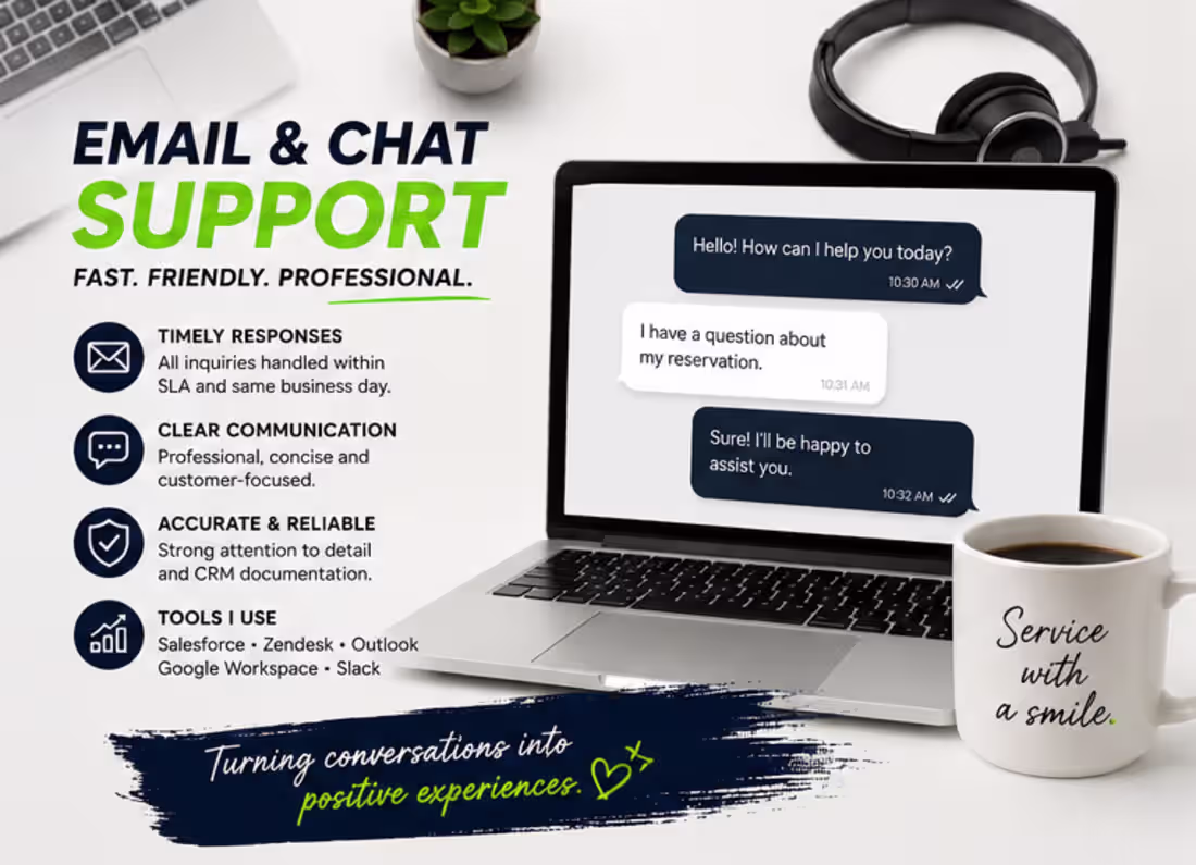Cover image for Email & Chat Support Specialist
Professional