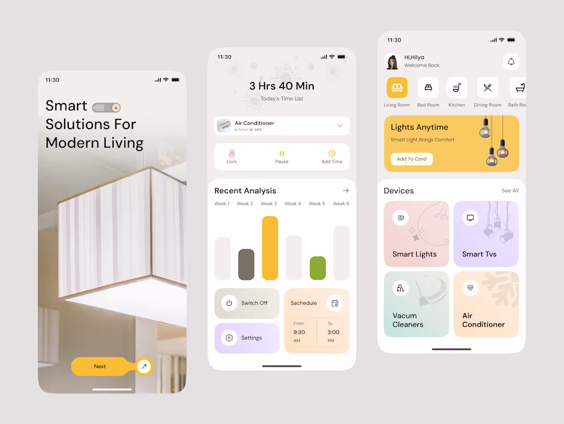 Cover image for Smart Home App UI/UX