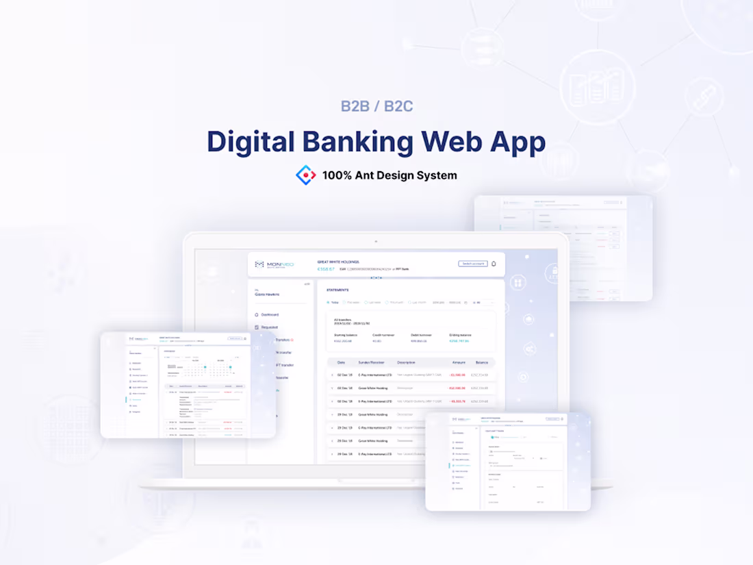 Cover image for Digital Banking Web App
