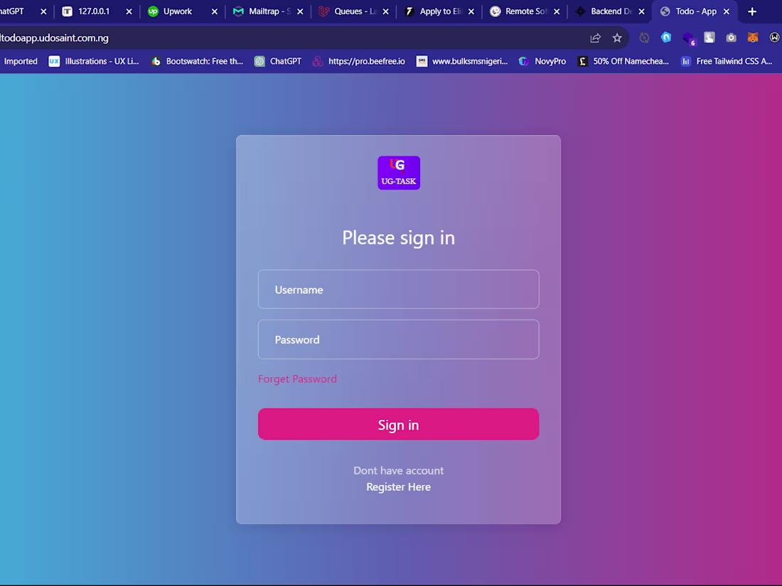 Cover image for Todo - App
