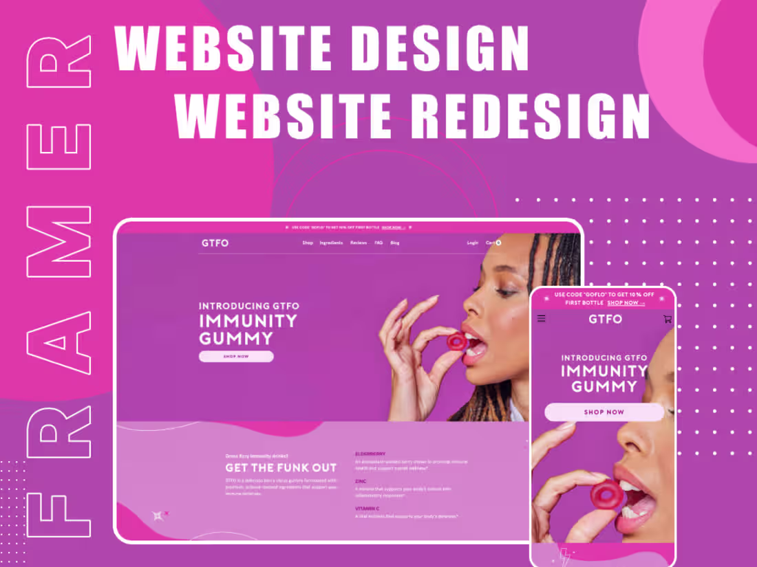 Cover image for Modern Framer Website Design & Development