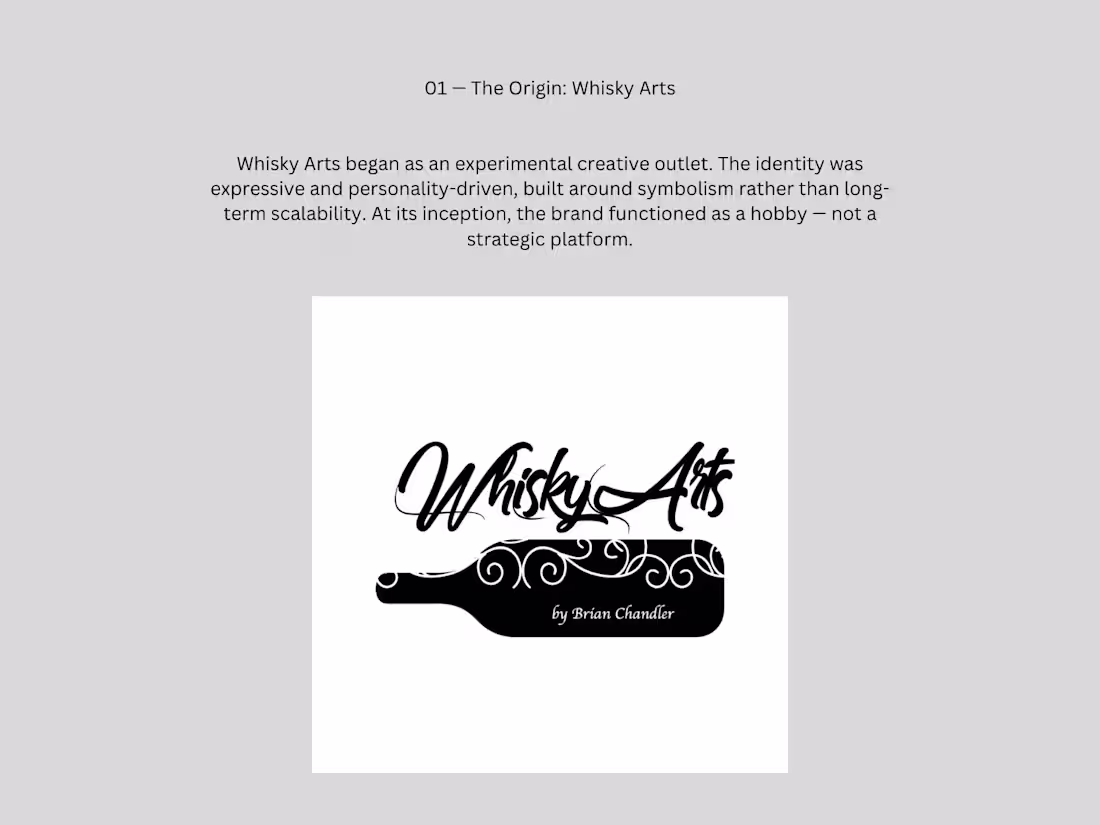 Cover image for From Whisky Arts to Christopher Brian Arts
