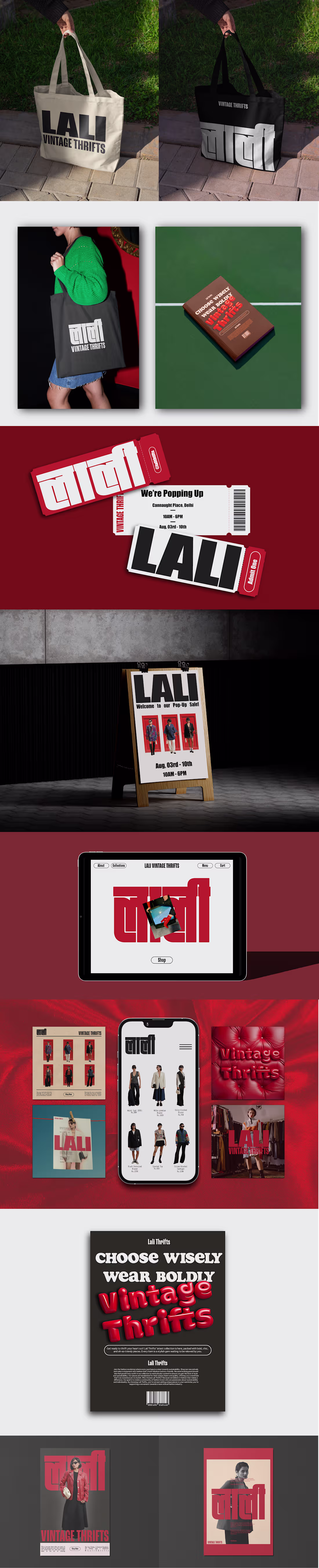 Cover image for LALI- Vintage Thrifts Visual Identity
