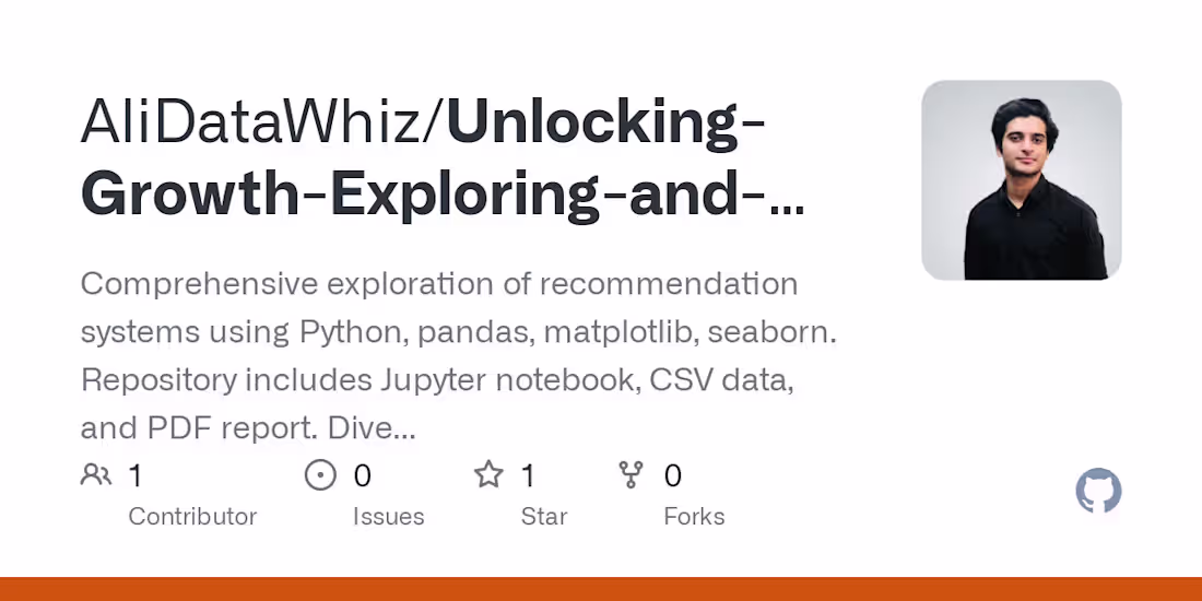 Cover image for Unlocking Growth: Building Recommendation Systems