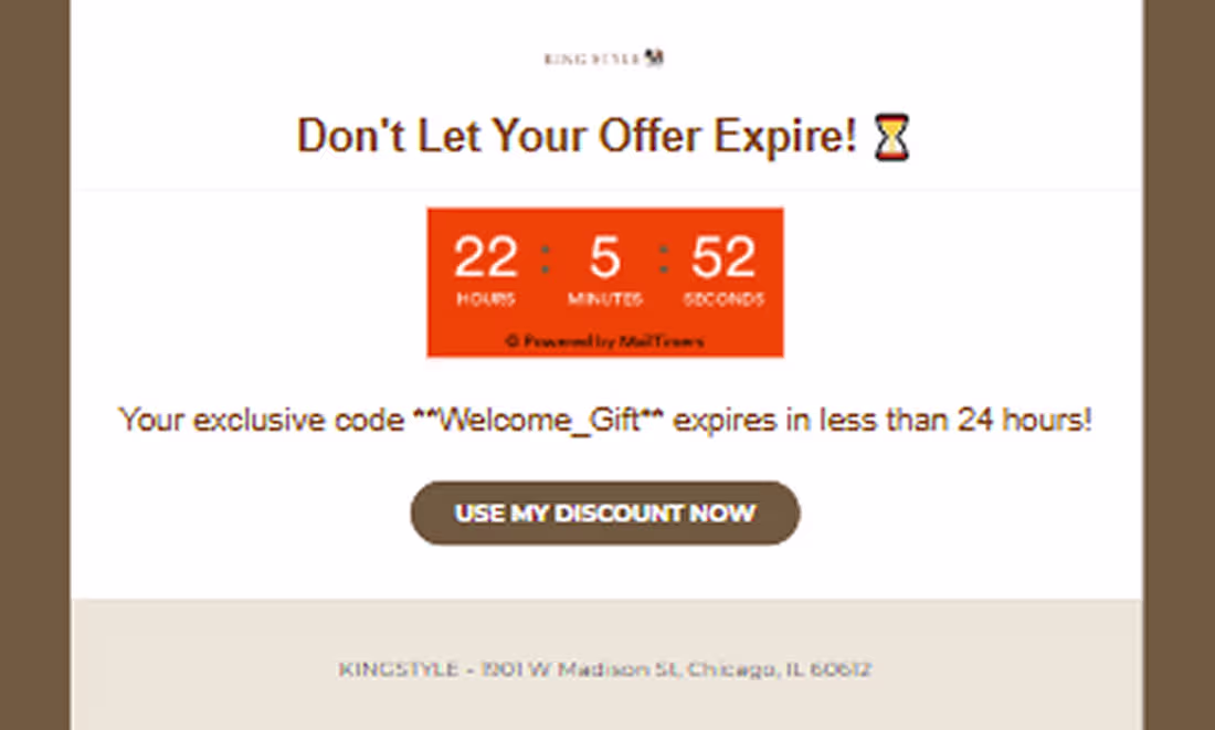 Cover image for (Project Title):
Urgency-Driven E-commerce Email Automation