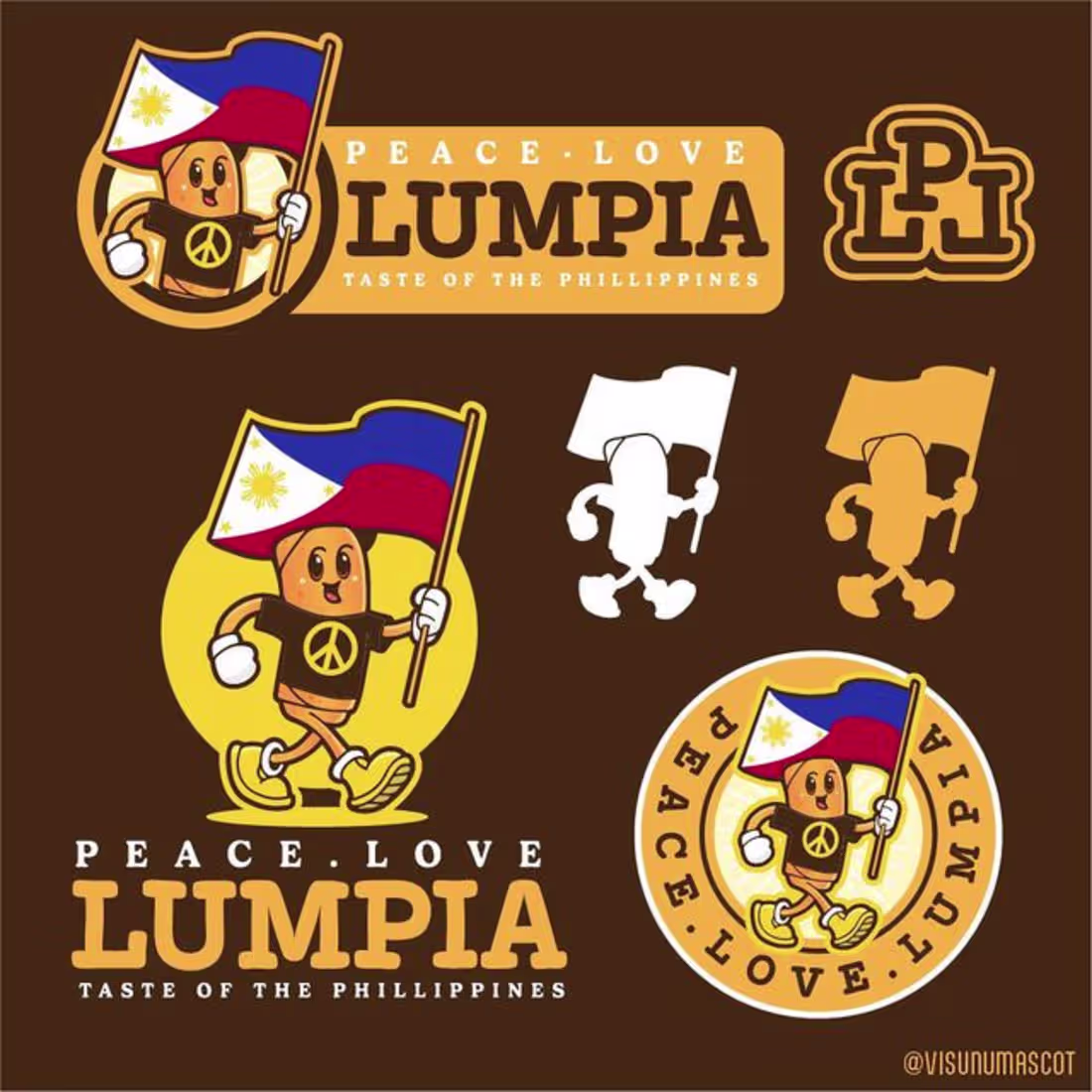 Cover image for Fun logo for Lumpia food truck