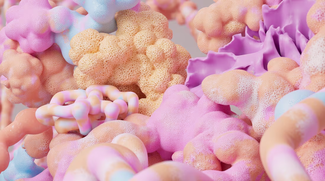 Cover image for I started this piece in Cinema 4D and Redshift, building the...