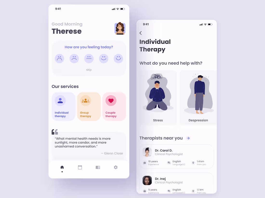 Cover image for Mental Health App