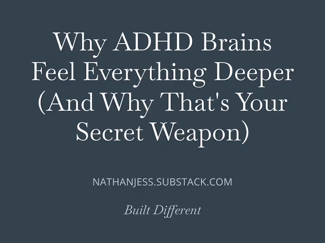 Cover image for 
People with ADHD often feel