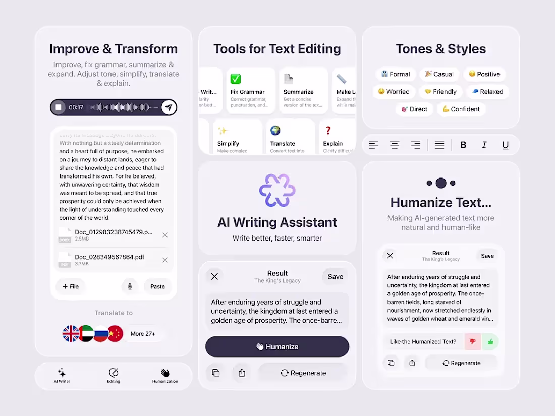 Cover image for AI Writing Assistant Project