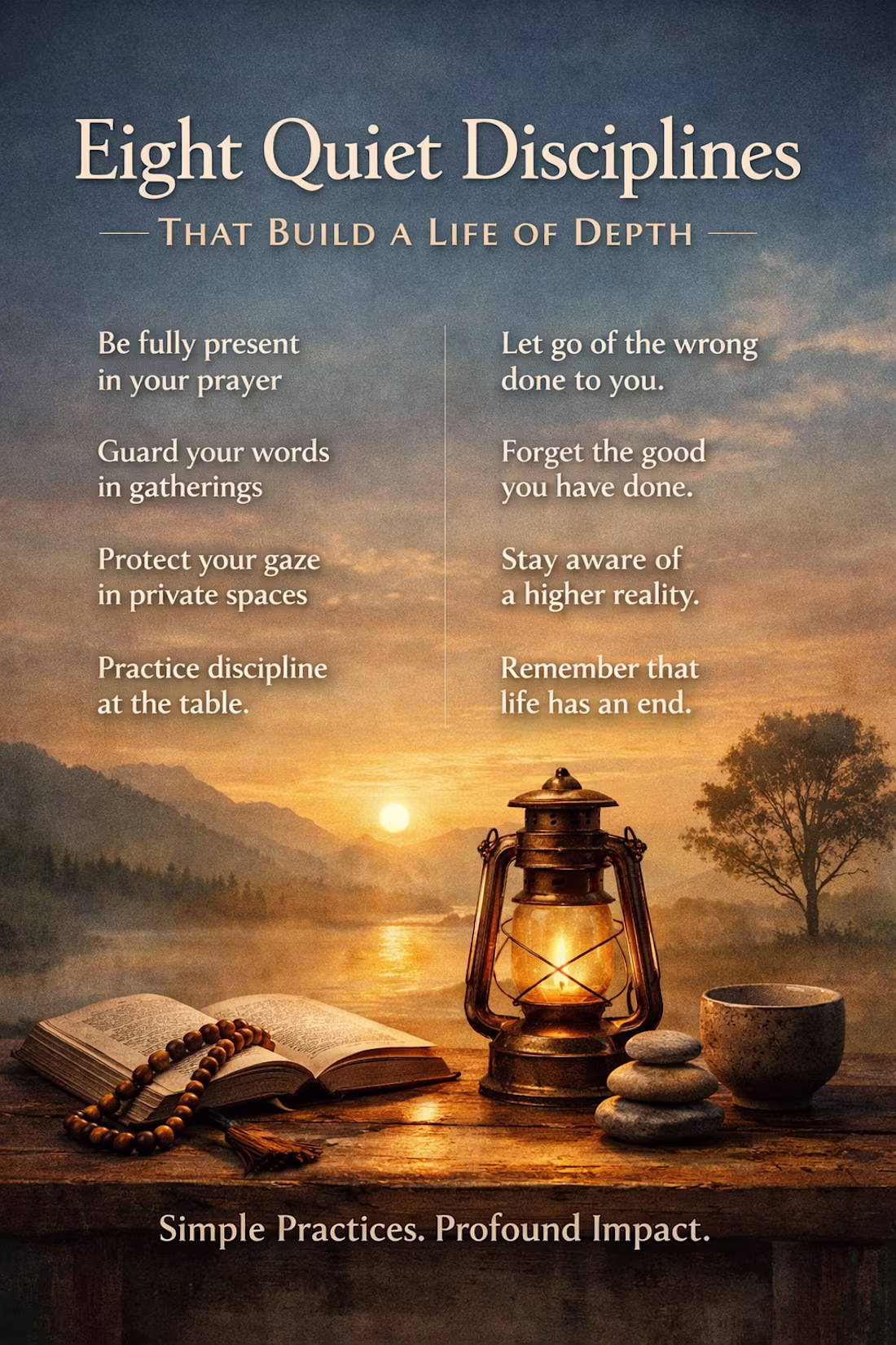 Cover image for Eight Quiet Disciplines That Build