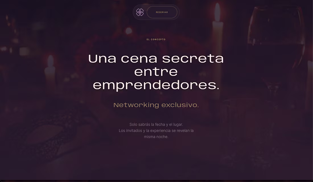 Cover image for Noche Secreta, one-off web site