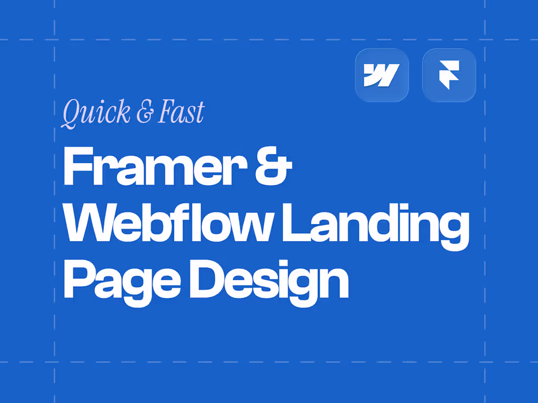 Cover image for Quick and Ready to Launch Landing Page Design