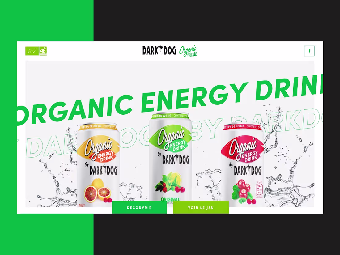 Cover image for Darkdog Organic - Microsite