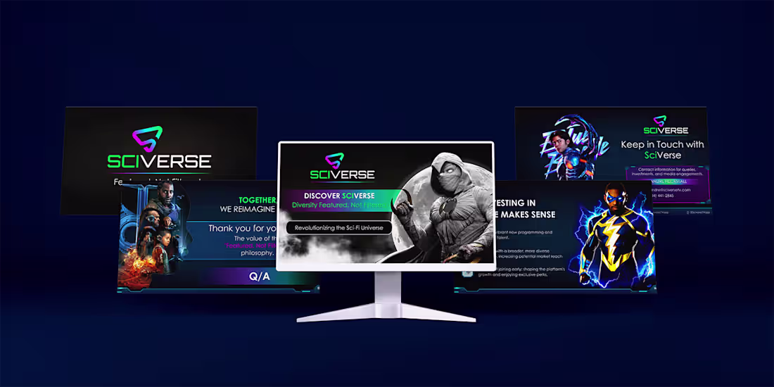 Cover image for Sciverse Pitch Deck Design