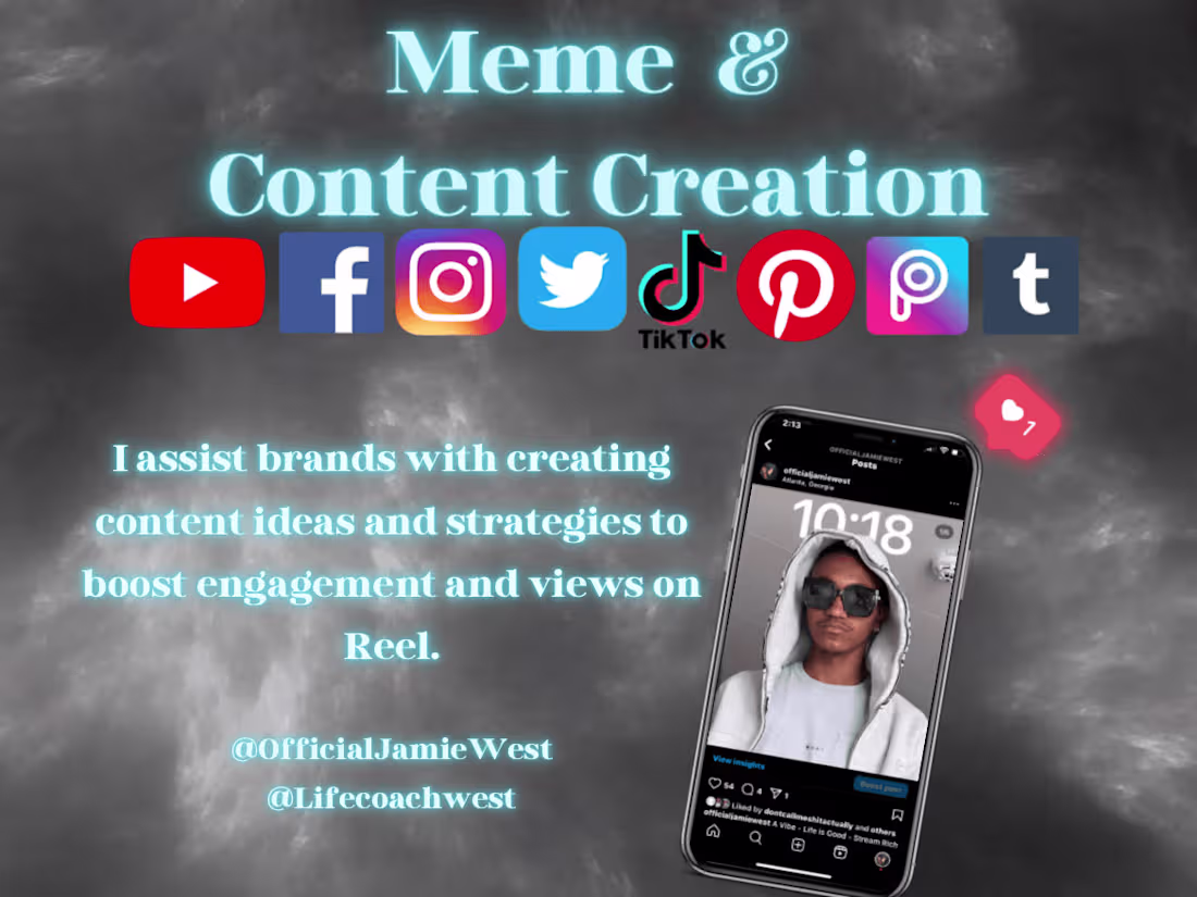 Cover image for Reel & Content Creation📲