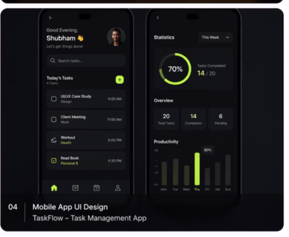 Cover image for Mobile App UI Design