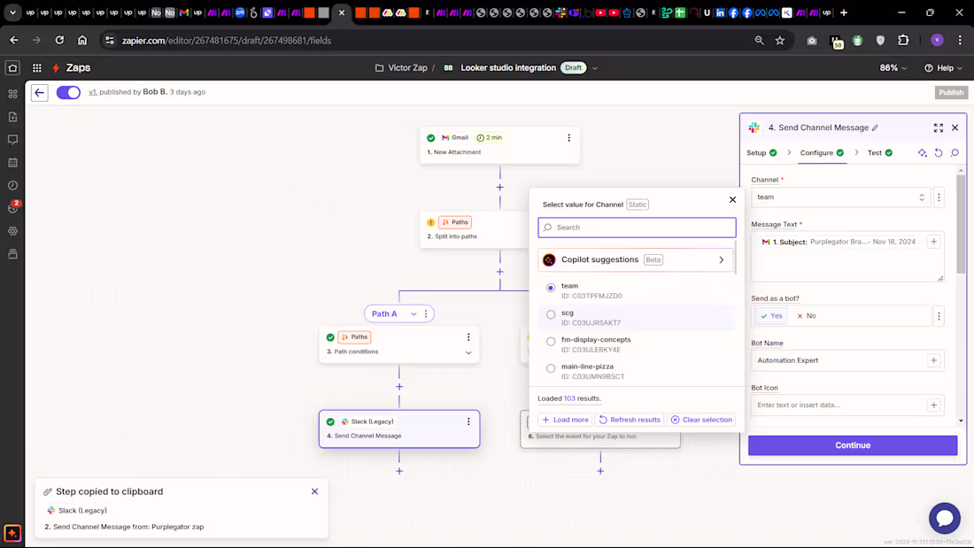 Cover image for Gmail Attachment → Conditional Slack