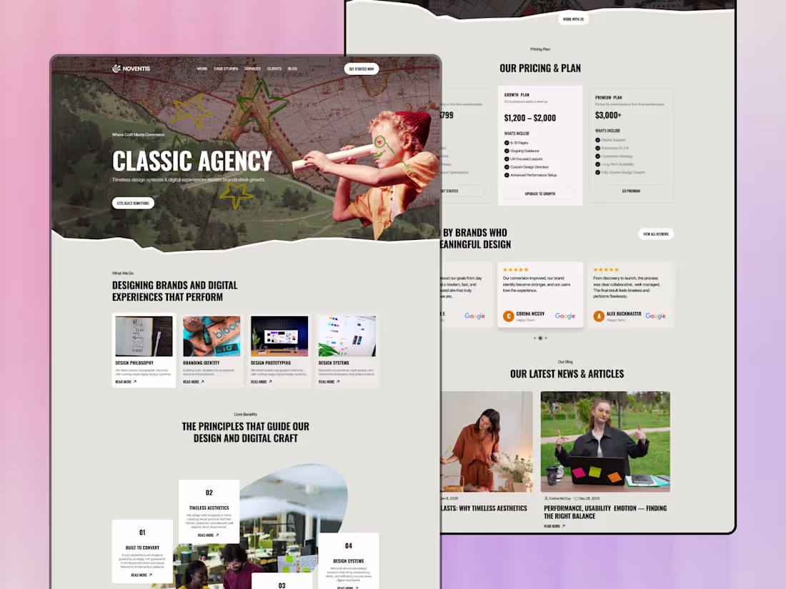 Cover image for Noventis · Classic Agency & Studios