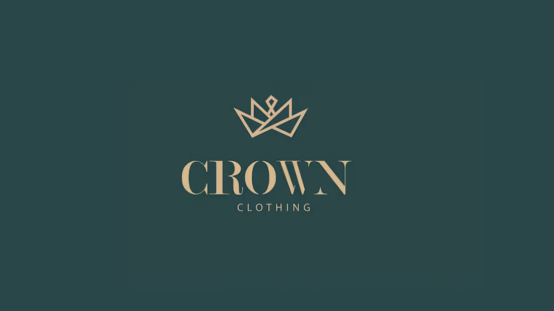 Cover image for Crown clothing - Fashion Logo design | Clothing brand