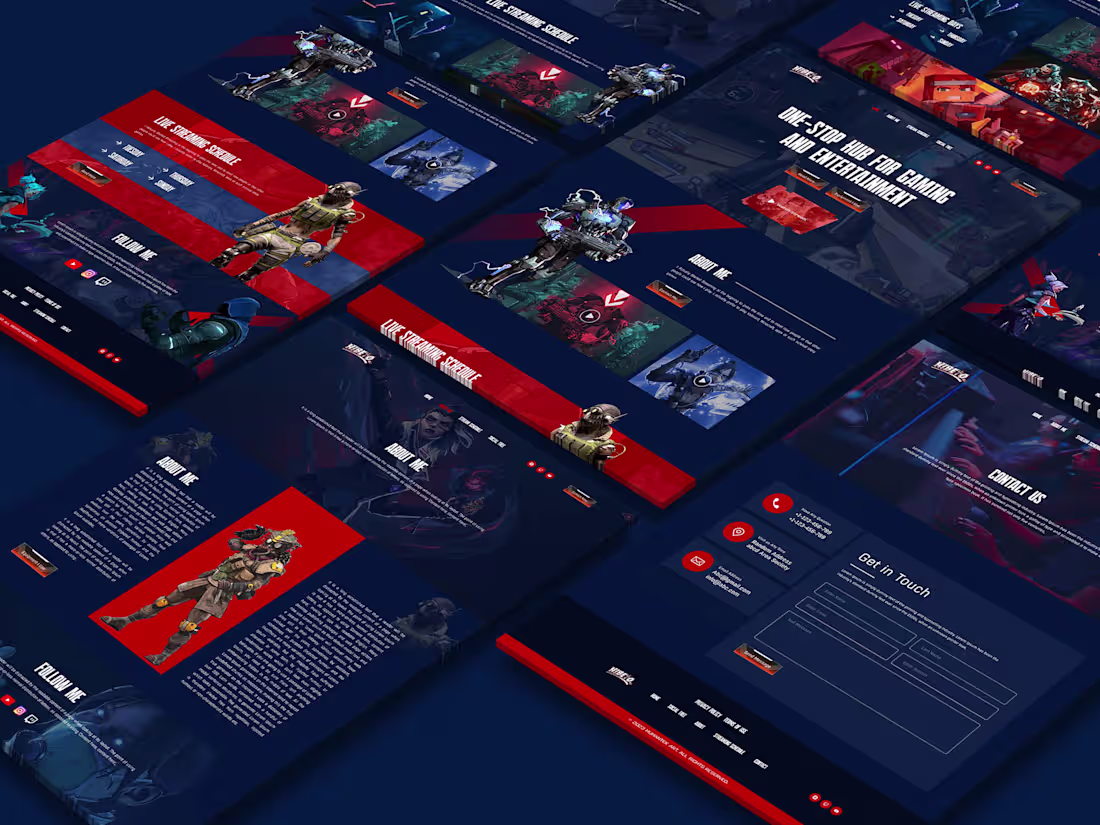 Cover image for I will do website ui design, figma design, figma website design,