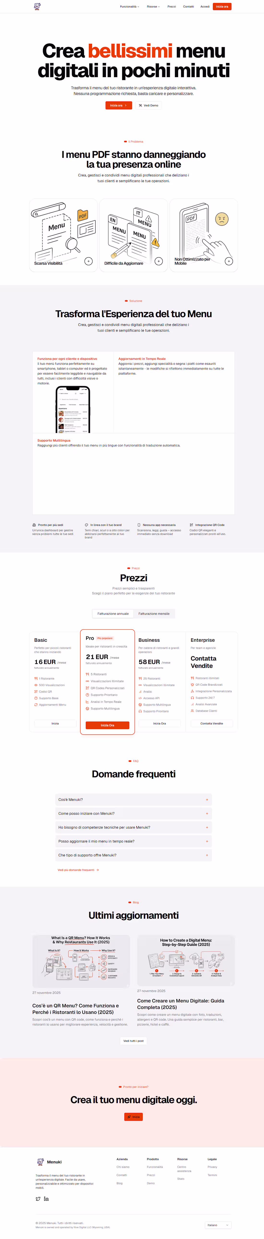 Cover image for Menuki – Digital Menu SaaS for Restaurants About the project...