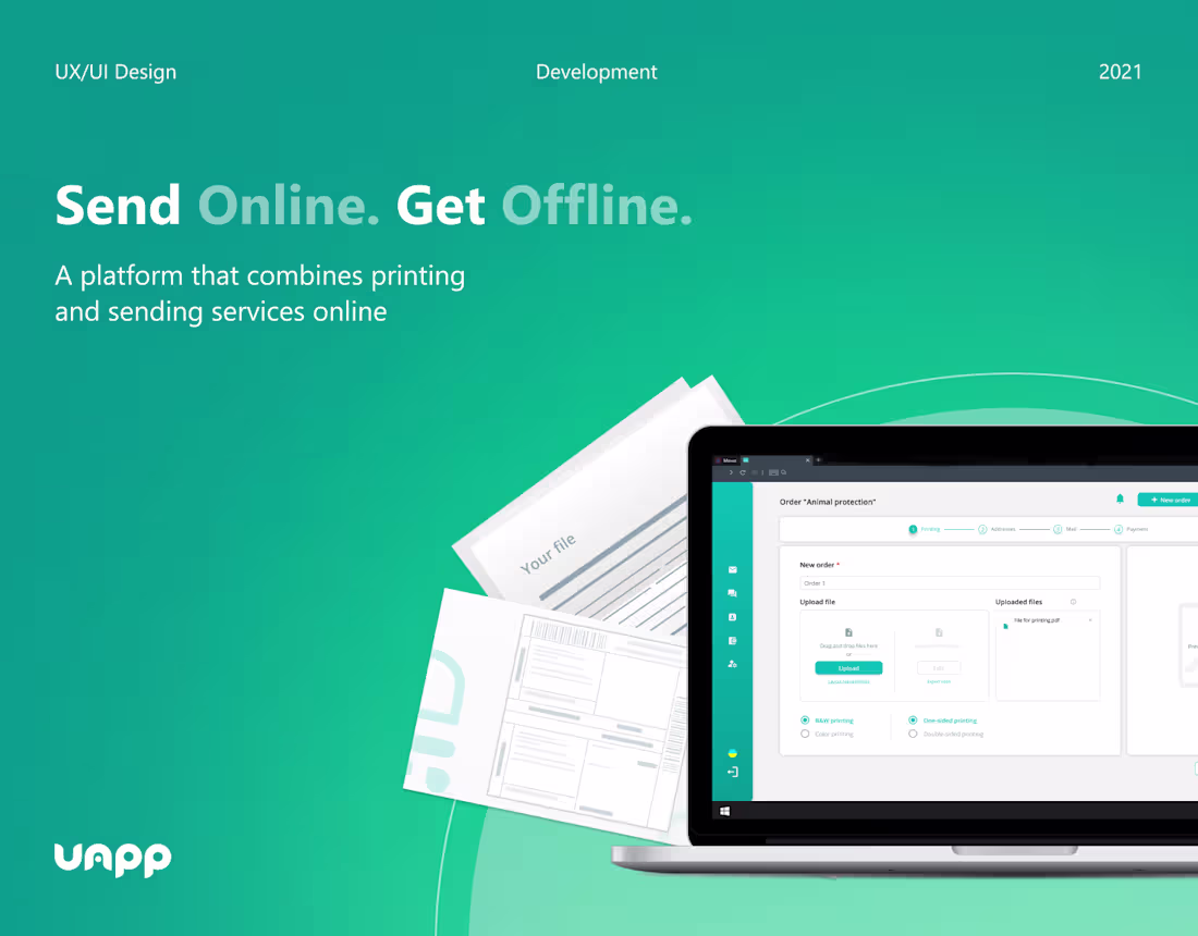 Cover image for Mailing platform design and development
