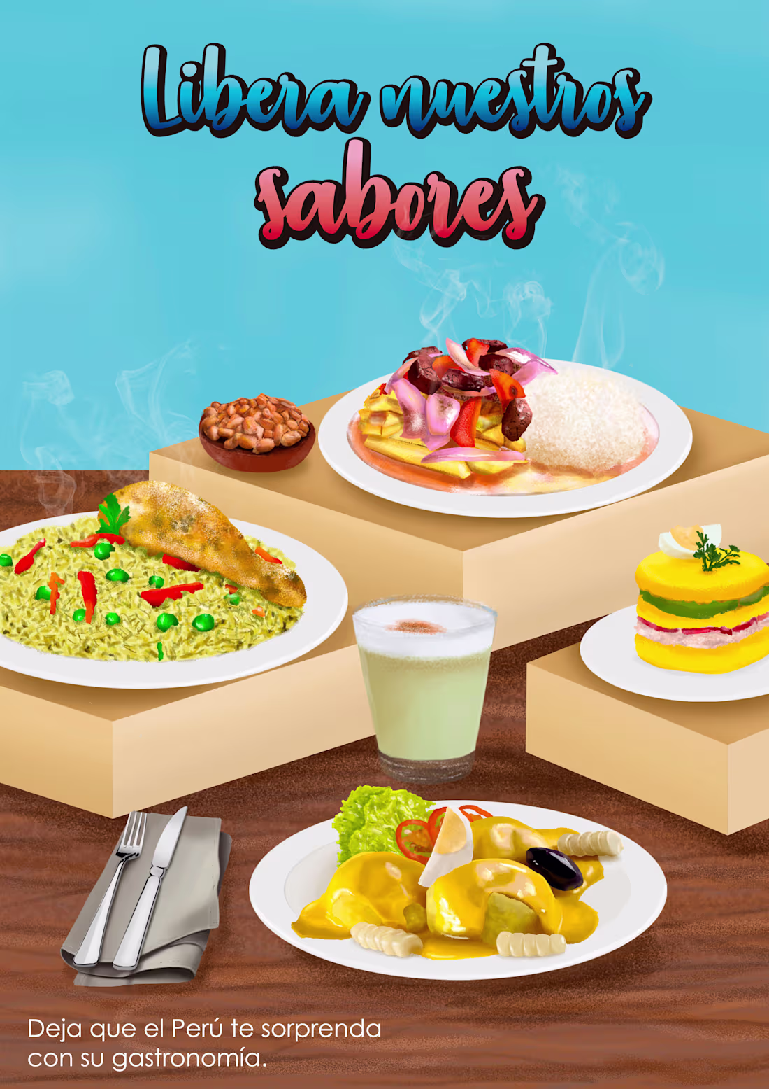 Cover image for A series of digitally illustrated