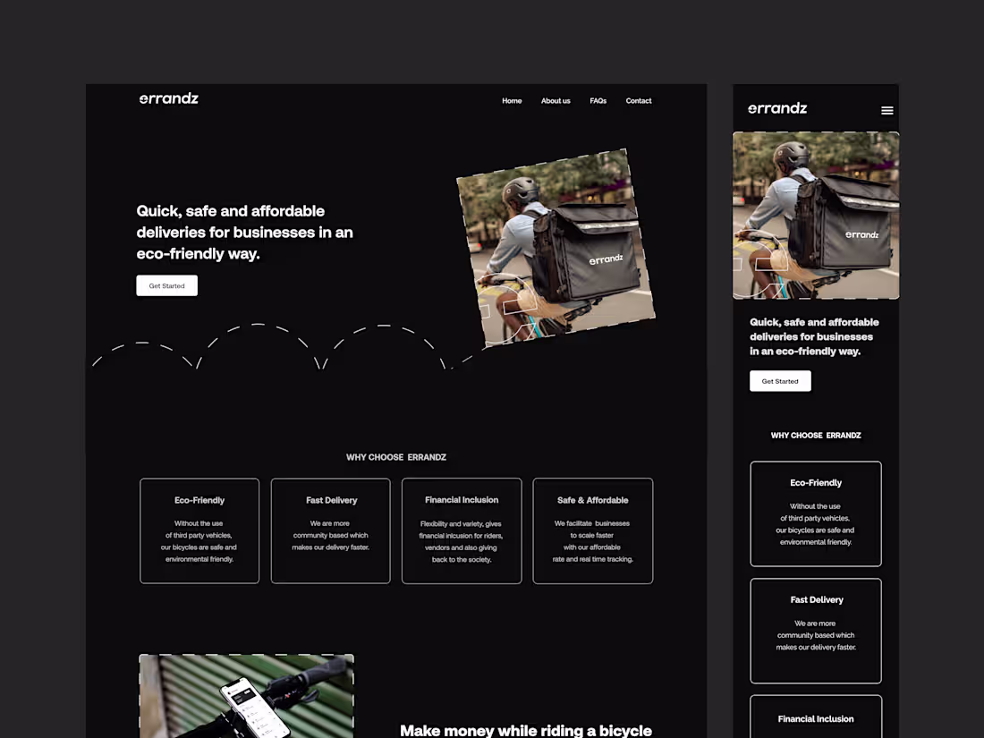 Cover image for Responsive Web Design for a Logistics Enterprise