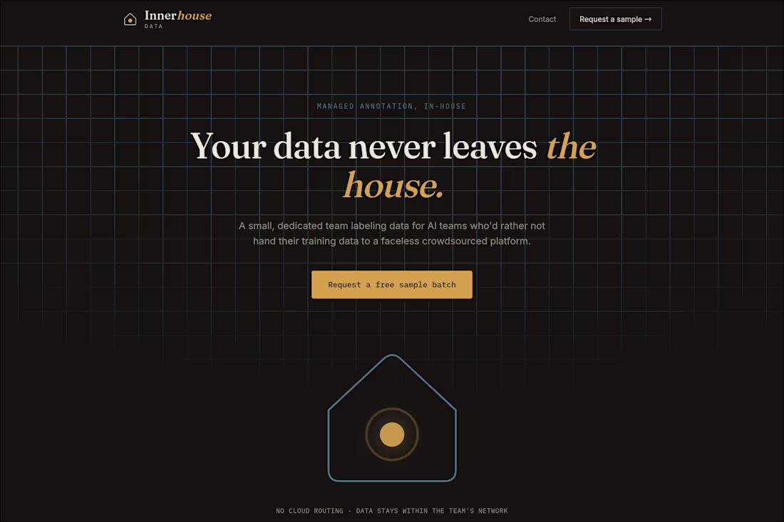 Cover image for Self-hosted, built from scratch, dark
