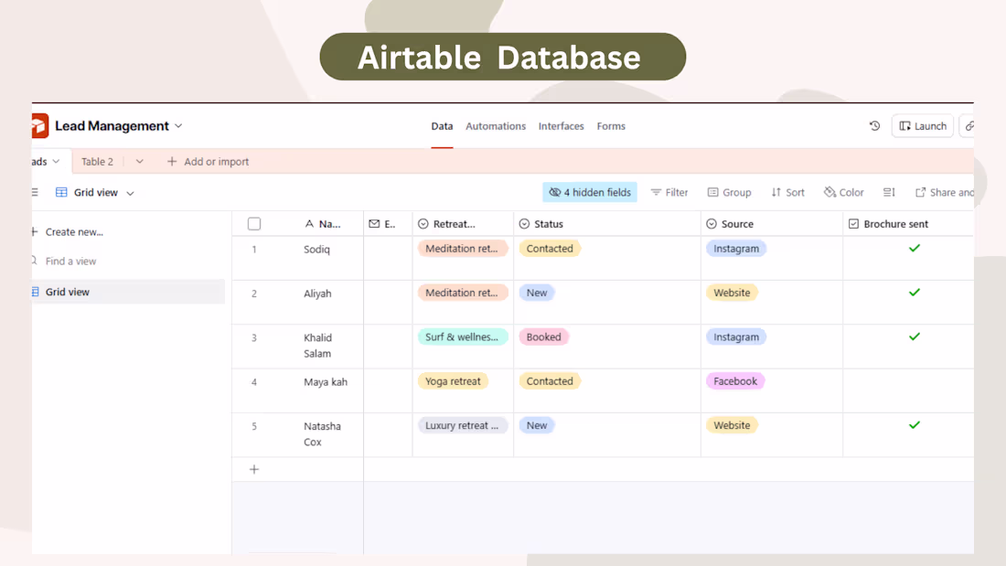Cover image for Airtable Database Management