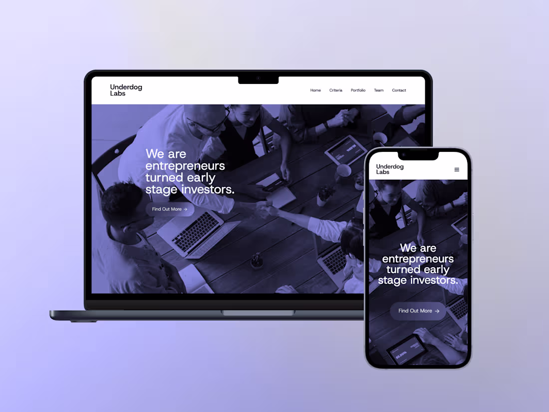 Cover image for Underdog Labs | Website Design & Development